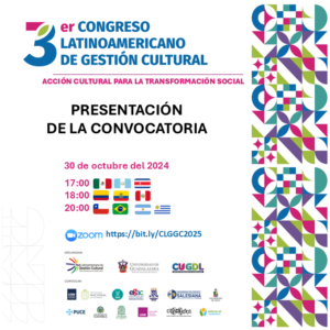 3er Congreso Latinoamericano de Gestión Cultural “Acción cultural para la transformación social”se dará en México