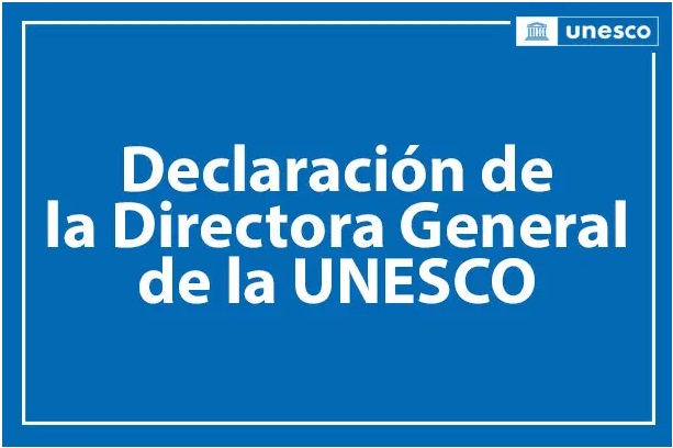 Retirada de Estados Unidos de la UNESCO: declaración de Audrey Azoulay, Directora General de la UNESCO