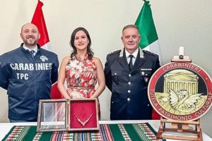 Perú recupera valioso collar Moche incautado en Italia