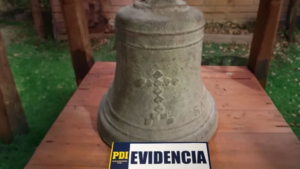 Detenido en Chile un coleccionista que vendía por internet una campana peruana de la época del Virreinato