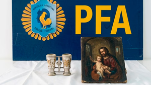Recuperaron dos piezas históricas que habían sido robadas del Museo Nacional de Arte Decorativo de Argentina cuatro años atrás